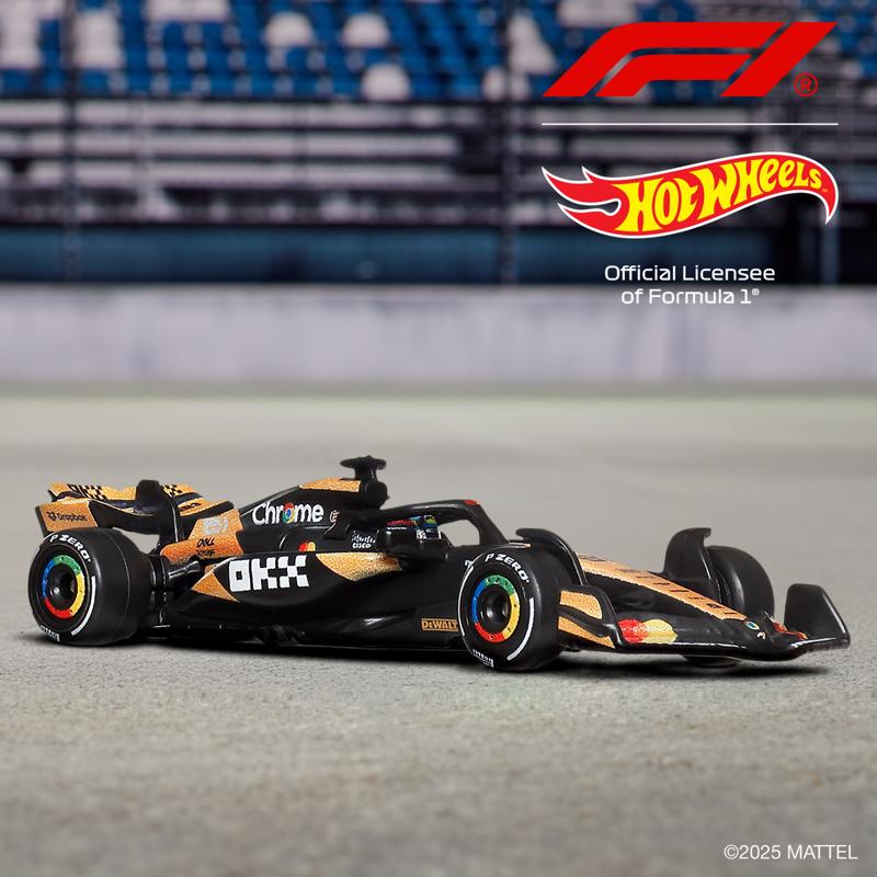 Hot Wheels Die-Cast 1:64 Scale Formula 1 Collectible Toy Race Car Multicolored
