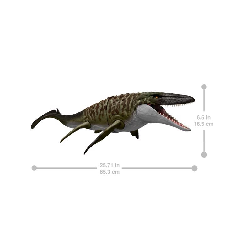 Jurassic World Rebirth Bite N Blast Mosasaurus Dinosaur Toy