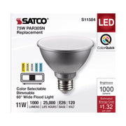 Satco PAR30SN E26 (Medium) LED Bulb Tunable White/Color Changing 75 Watt Equivalence