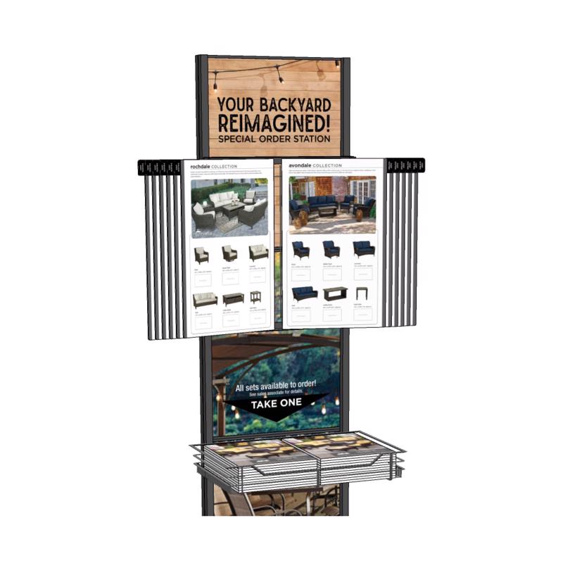 20 in. H X 16 in. W 2026 Outdoor Living Flipbook L&G/Outdoor Living POP Card 21 each