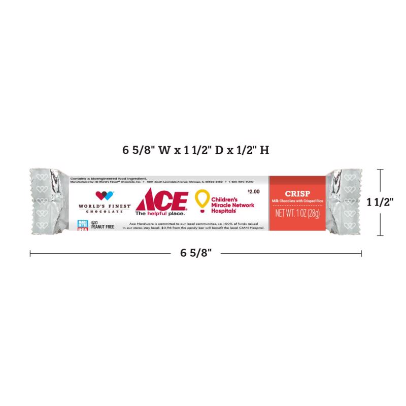 World's Finest Chocolate Crisp Chocolate Bar 1 oz