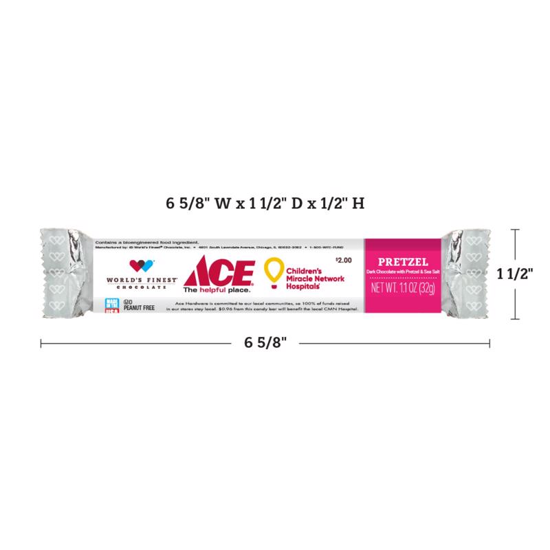 World's Finest Chocolate Pretzel Chocolate Bar 1.1 oz
