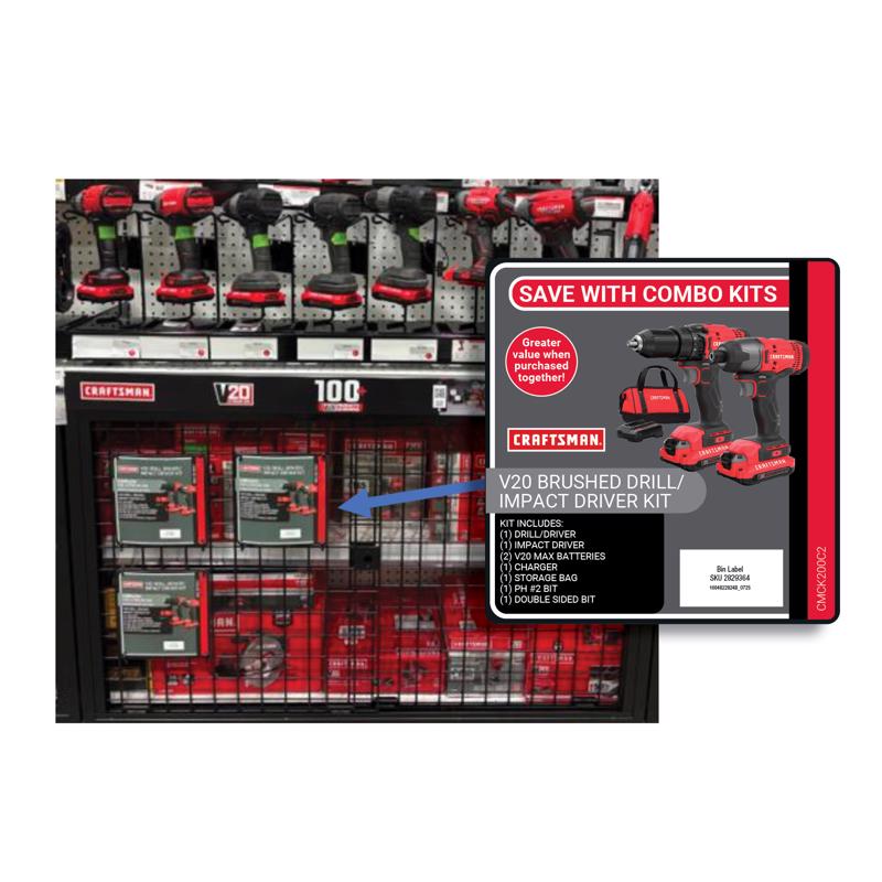 Standard Tools Sign Kit POWER TOOLS COMBO