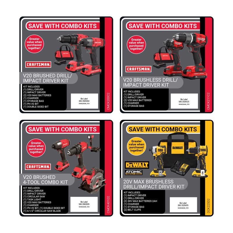 Standard Tools Sign Kit POWER TOOLS COMBO