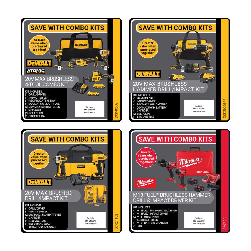 Standard Tools Sign Kit POWER TOOLS COMBO
