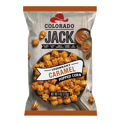 Colorado Jack Caramel Gourmet Popcorn 4 oz Bagged