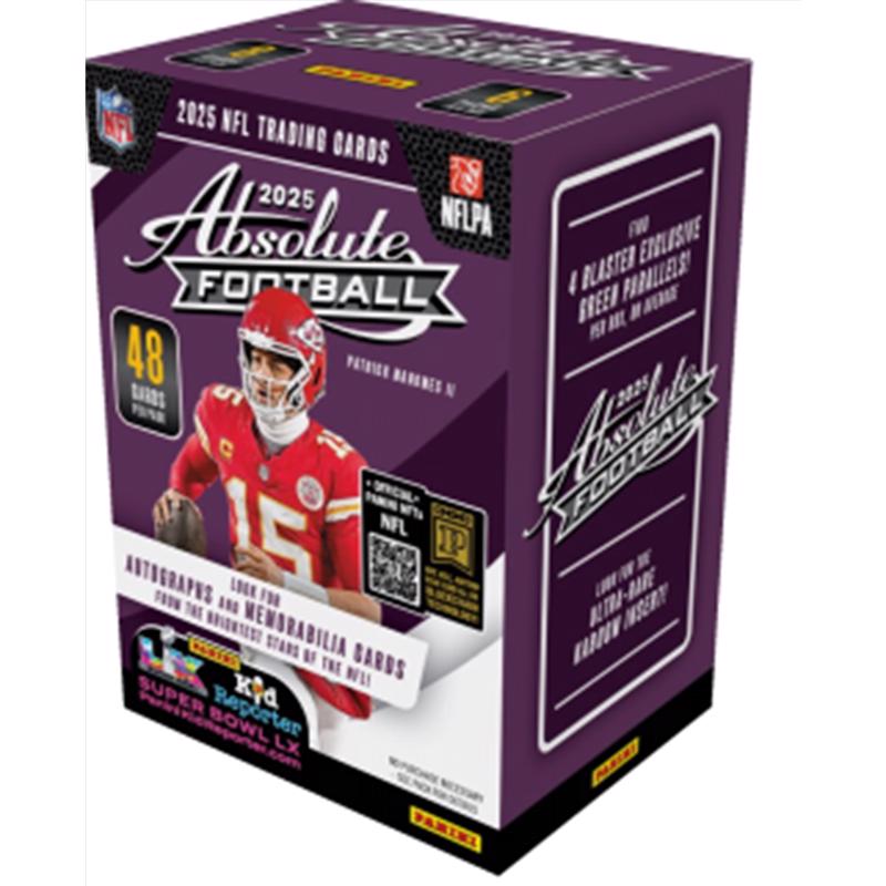 2025 Absolute Football Blaster Box Trading Cards 48 pc