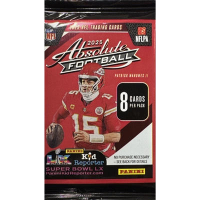 2025 Absolute Football Retail Pack Trading Cards