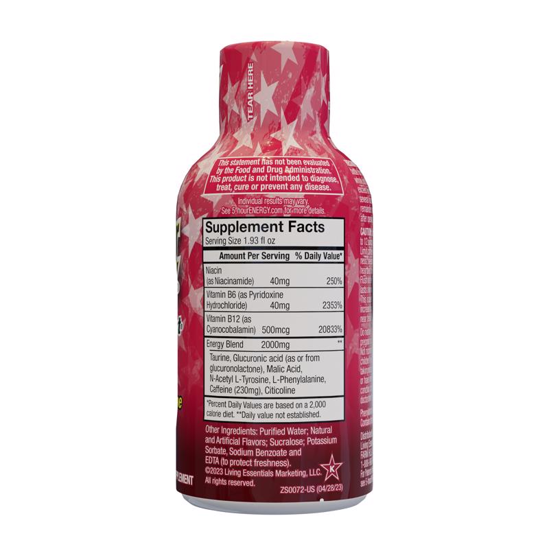 5-hour Energy Extra Strength Sugar Free Cherry Energy Shot 1.93 fl. oz.