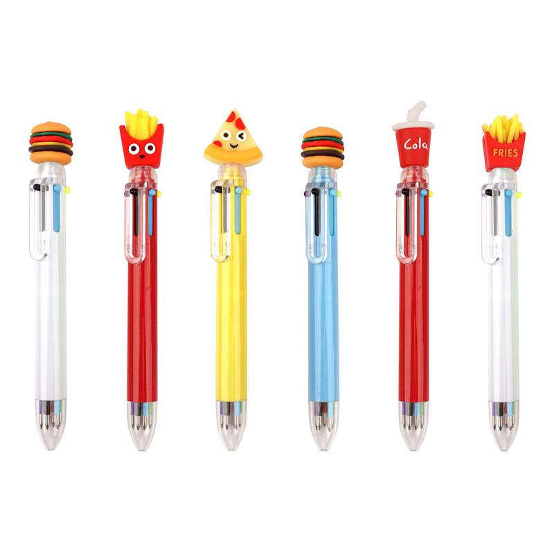 Diamond Visions Assorted Retractable 6-In-1 Food Pen