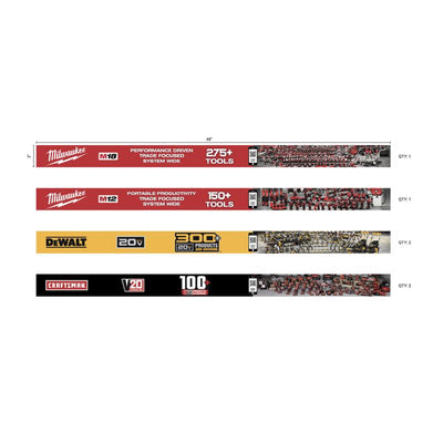 48 in. H X 4 in. W Power Tools New Rfrsh Sign Kit Tools POP Card 1 KIT each