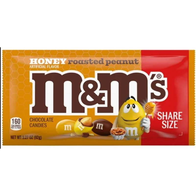 M&M's Honey Roasted Peanut Chocolate Candies 3.27 oz