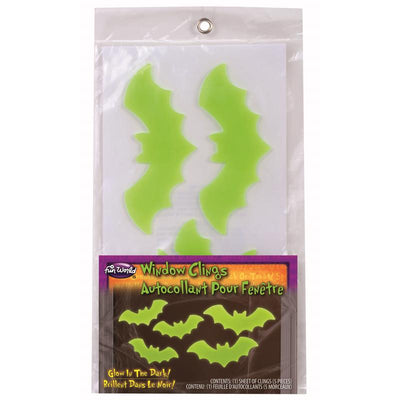 Fun World Ghosts/Bats Clings Halloween Decor