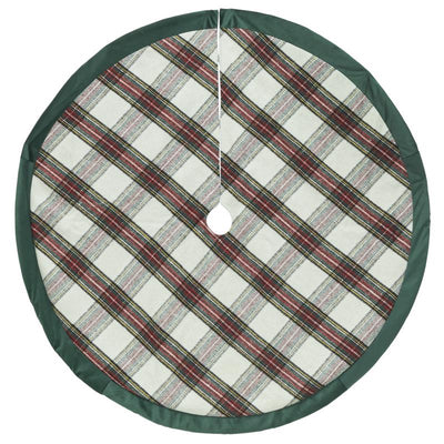 Dyno Plaid Tree Skirt 48 in.