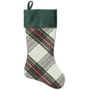 Dyno Plaid Christmas Stocking 20 in.