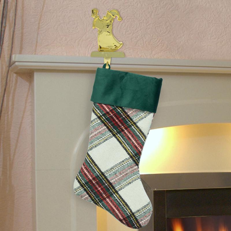 Dyno Plaid Christmas Stocking 20 in.