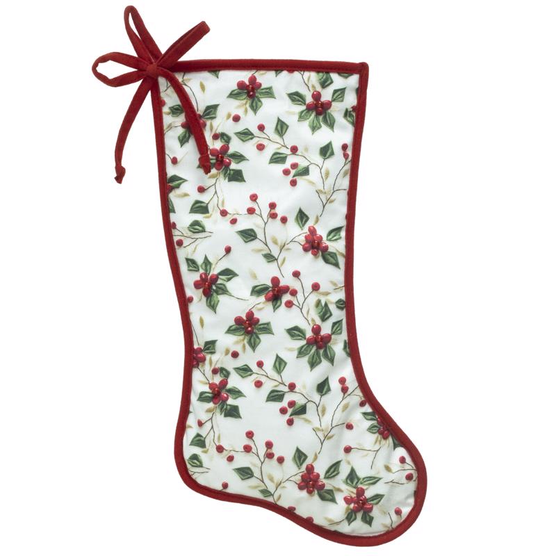 Dyno Holly Berry Christmas Stocking 20 in.