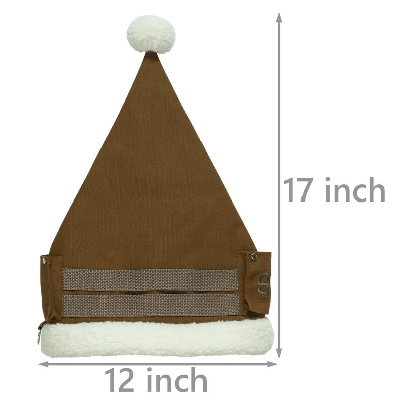 Dyno 17 in. Canvas With Utility Pockets Santa Hat