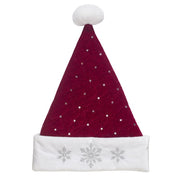 Dyno 17 in. Quilted Velvet Santa Hat