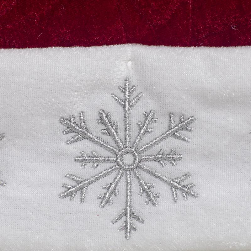 Dyno 17 in. Quilted Velvet Santa Hat