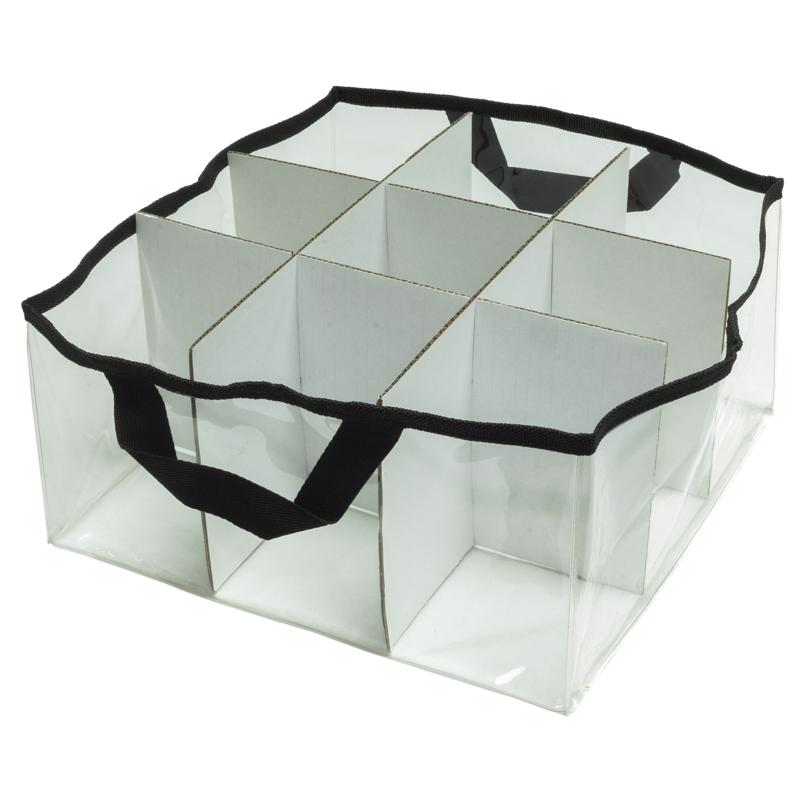 Dyno Red Ornament Storage Bag 12 in. H X 24 in. W X 13 in. D