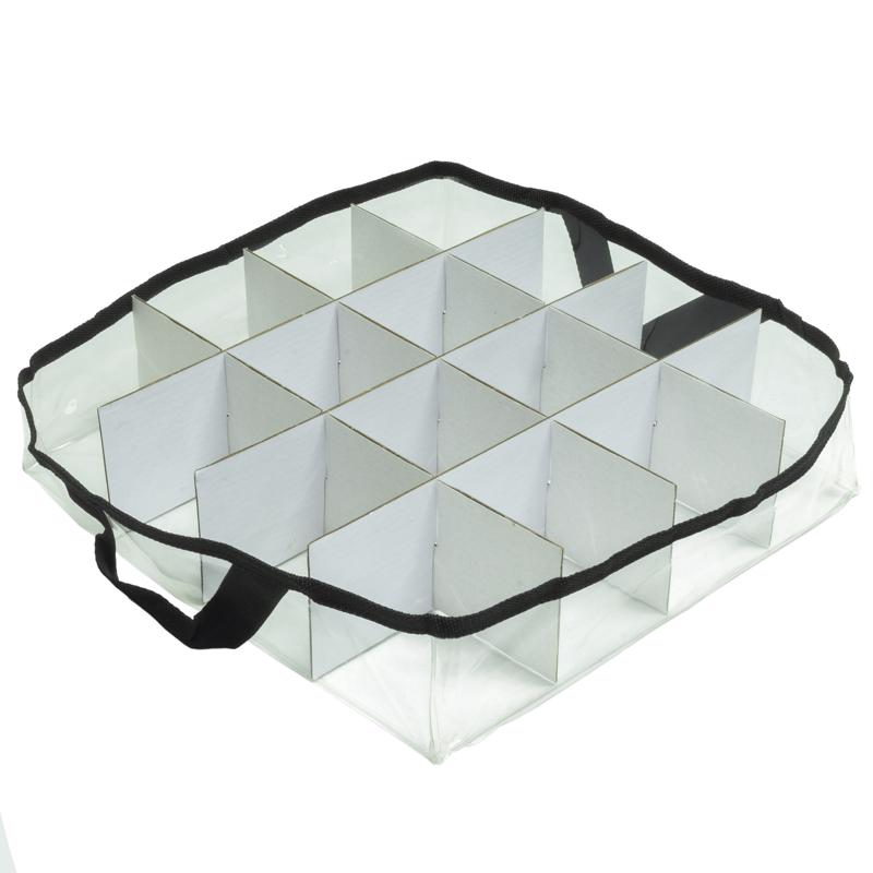 Dyno Red Ornament Storage Bag 12 in. H X 24 in. W X 13 in. D
