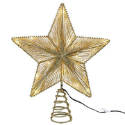 Celebrations LED Warm White Star Tree Topper 14 in.