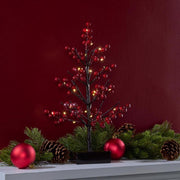 Celebrations LED Red/Warm White Table Decor 16 in.