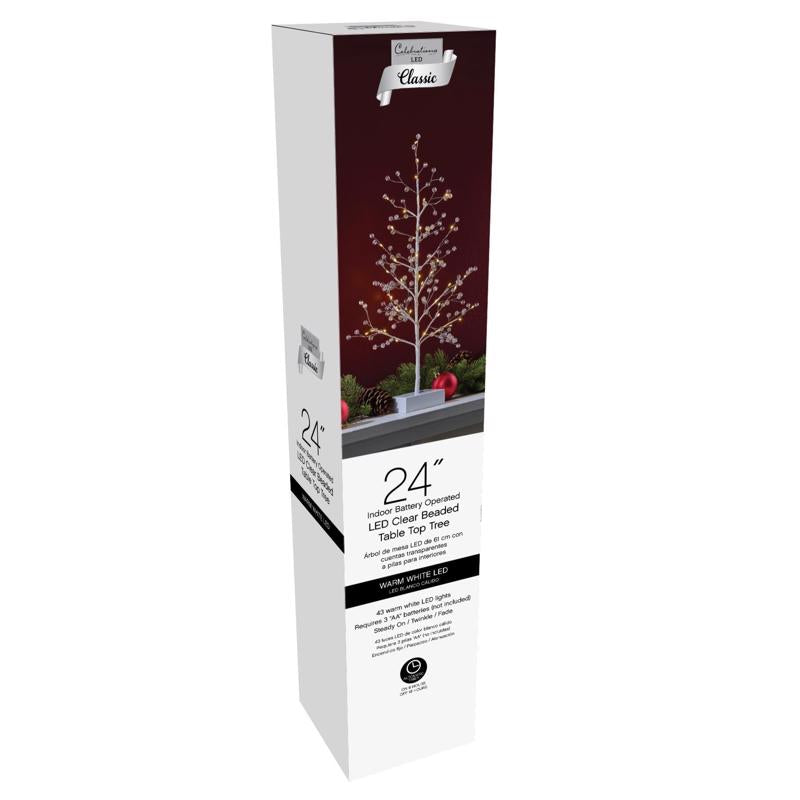 Celebrations LED Warm White Table Decor 24 in.