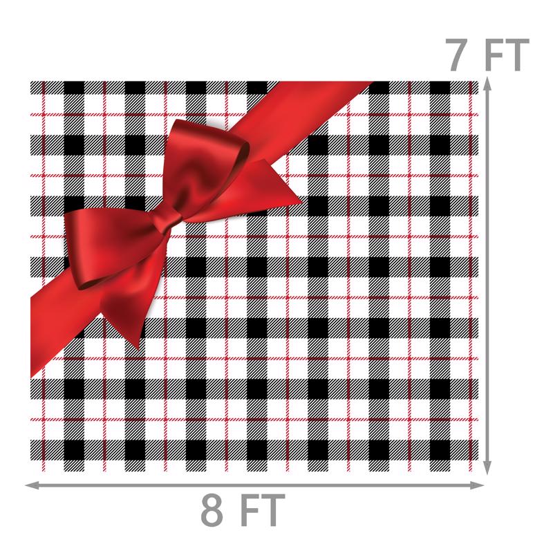 Dyno Plaid 7 ft. Garage Door Cover
