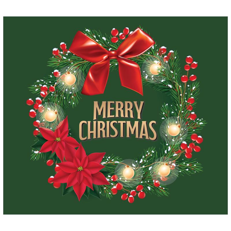Dyno Merry Christmas 7 ft. Garage Door Cover
