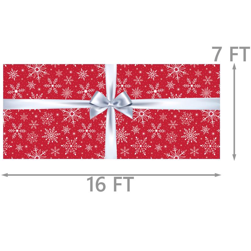 Dyno Snowflake 7 ft. Garage Door Cover