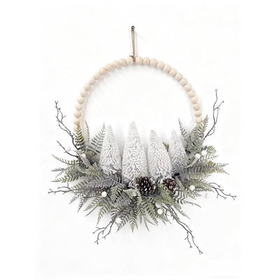 Decra Lite 20 in. D Frosty Wreath