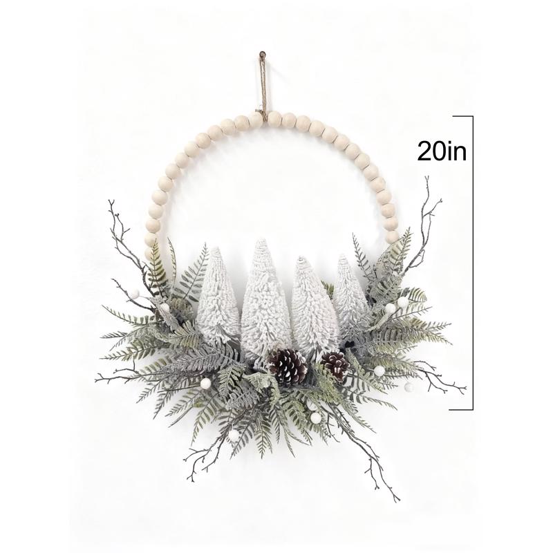 Decra Lite 20 in. D Frosty Wreath