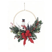 Decra Lite 20 in. D Snowman Wreath