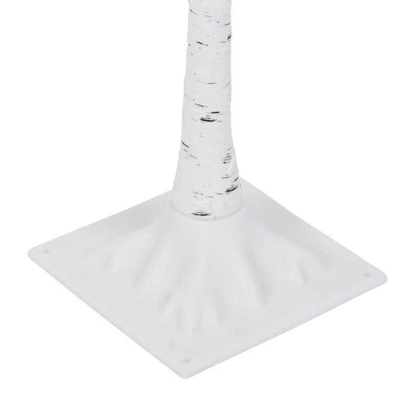 Celebrations LED Warm White Micro Seed Birch Tree 4 ft. Yard Decor