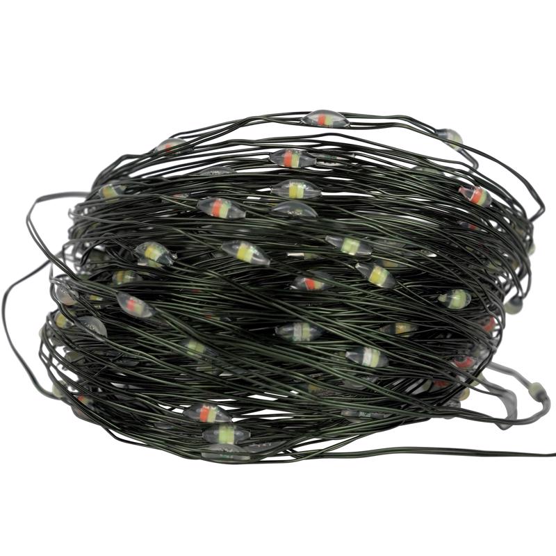 Celebrations LED Micro Multicolored String Lights w/Remote Christmas Lights 65.3 ft.