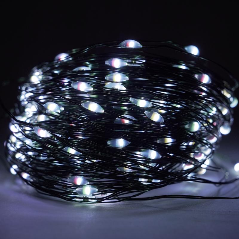 Celebrations LED Micro Multicolored String Lights w/Remote Christmas Lights 65.3 ft.