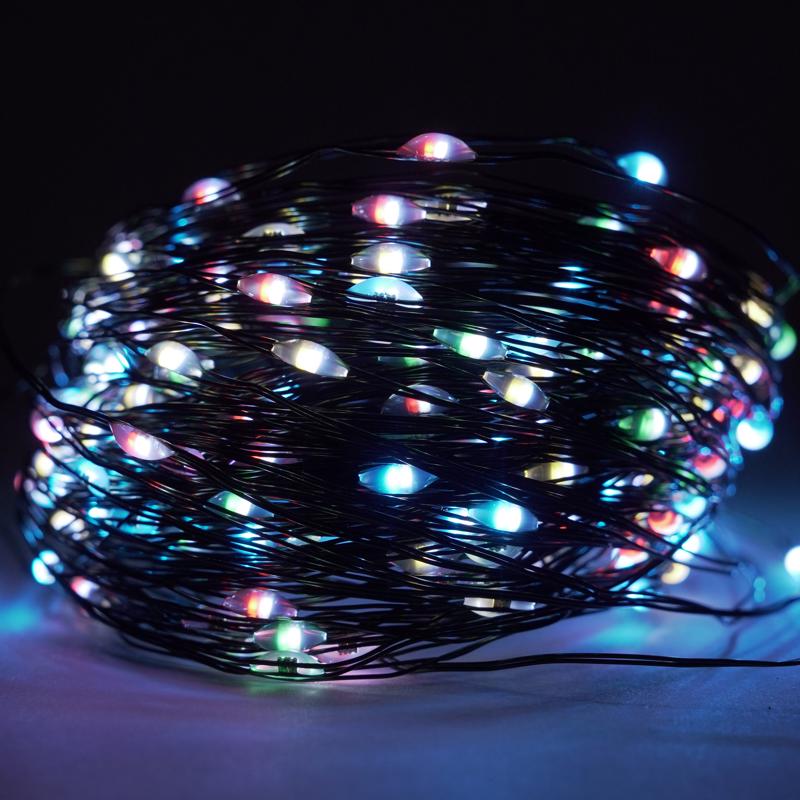 Celebrations LED Micro Multicolored String Lights w/Remote Christmas Lights 65.3 ft.