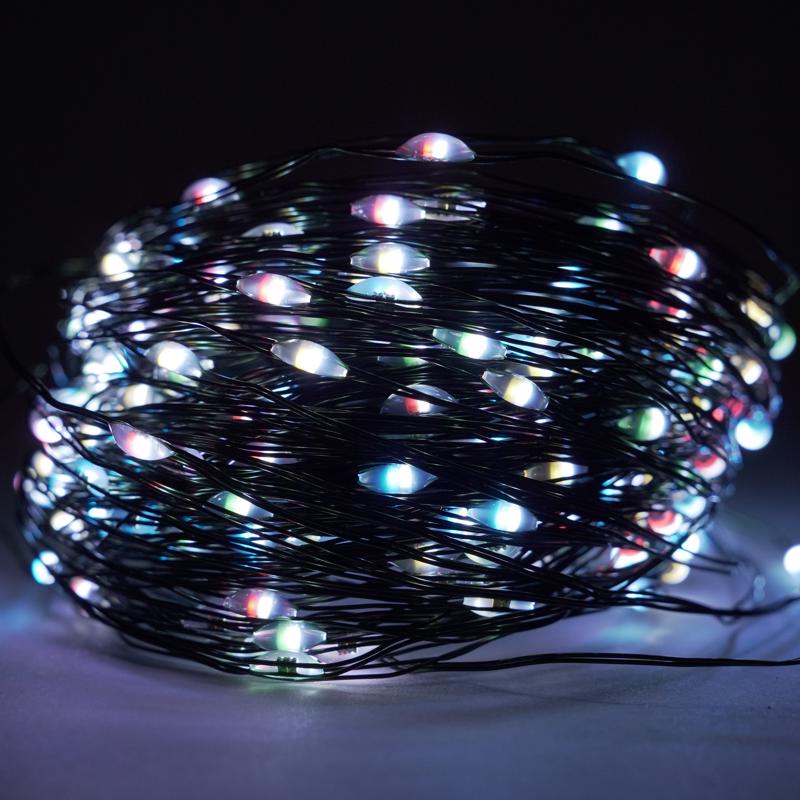 Celebrations LED Micro Multicolored String Lights w/Remote Christmas Lights 65.3 ft.