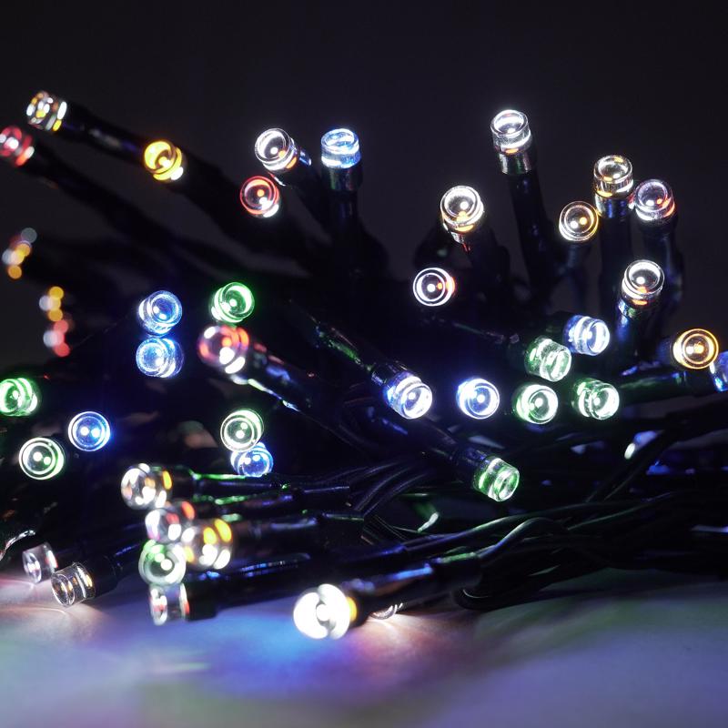Celebrations LED Mini Multicolored String Lights w/Remote Christmas Lights 130.9 ft.