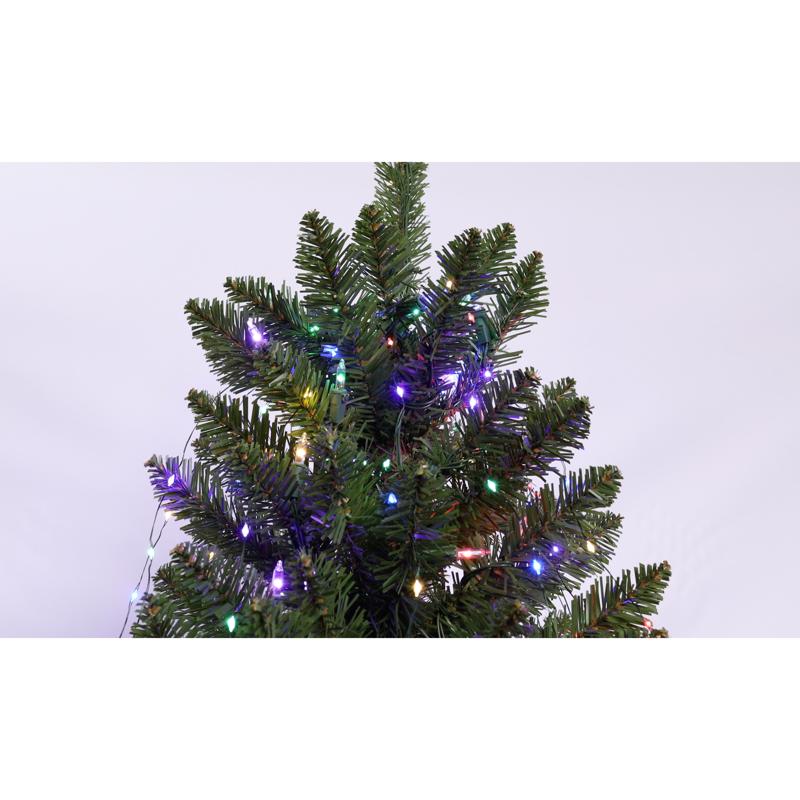 Celebrations Cascade LED Micro Multicolored 832 ct String Christmas Lights 8 ft.