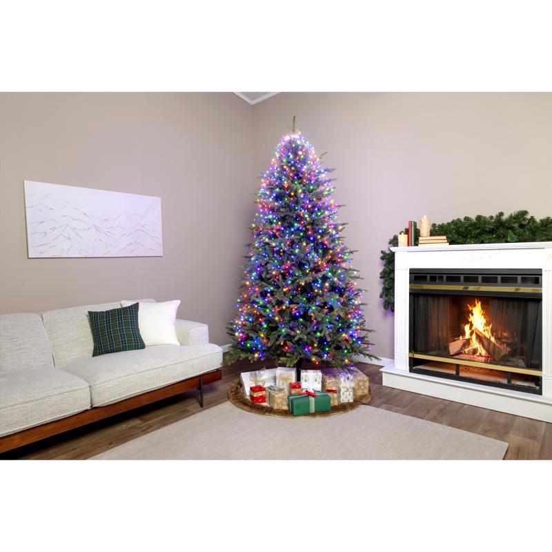 Celebrations Cascade LED Micro Multicolored 832 ct String Christmas Lights 8 ft.