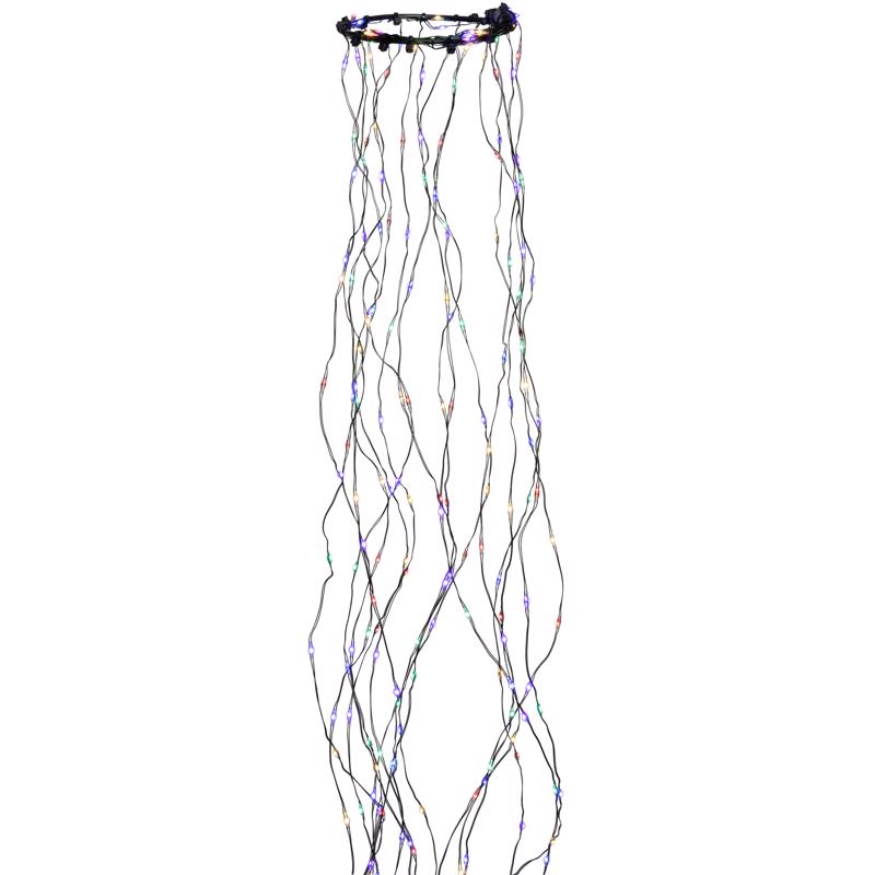 Celebrations Cascade LED Micro Multicolored 1080 ct String Christmas Lights 10 ft.