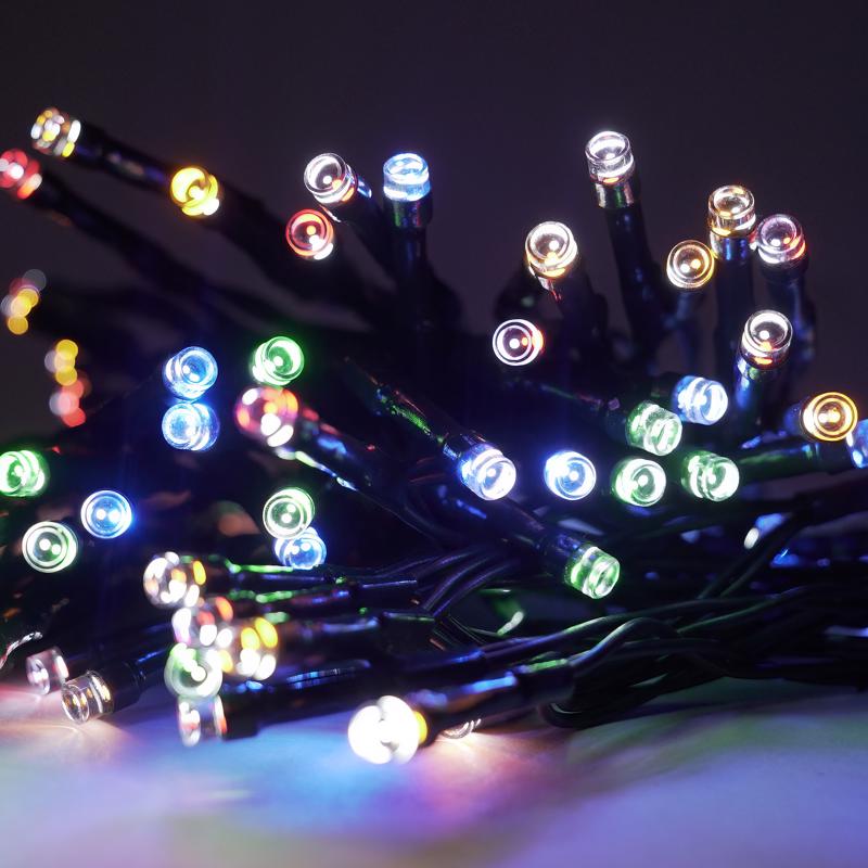 Celebrations LED Mini Multicolored String Lights w/Remote Christmas Lights 164 ft.
