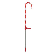 Celebrations Solar White Candy Cane 28 in. Pathway Decor