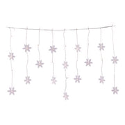 Celebrations Window Snowflake LED Rice Warm White 37 ct String Christmas Lights 3 ft.