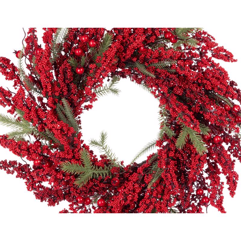 Celebrations 24 in. D Unlit Berry Wreath
