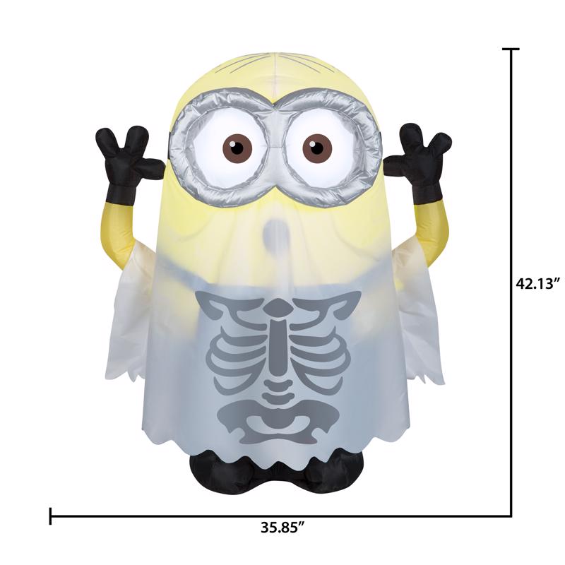 Universal 4 ft. Prelit Minion Inflatable