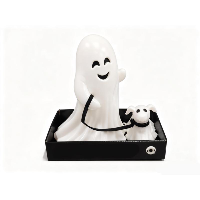 Decra Lite Ghost and Dog Blow Mold